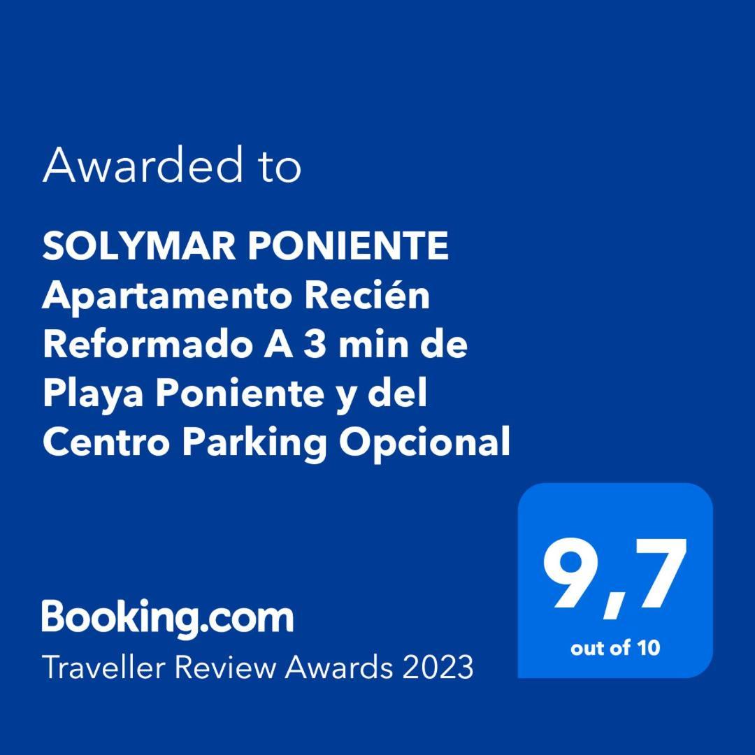 Solymar Poniente Apartamento Recien Reformado A 3 Min De Playa Poniente Y Del Centro Parking Opcional Benidorm Exterior photo